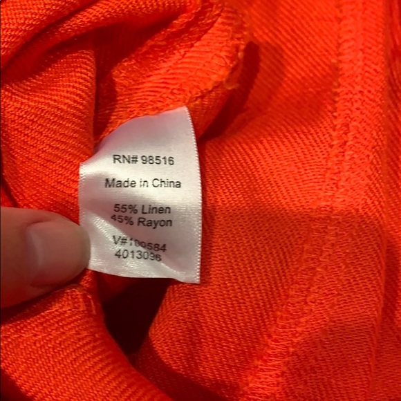 Coldwater Creek XS size 4-6 linen blend skirt - Picture 4 of 5